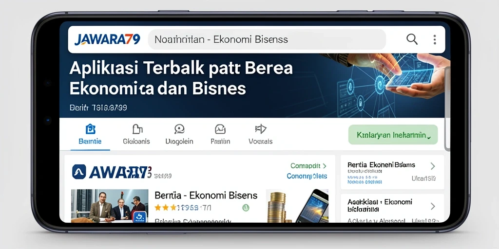 Tampilan antarmuka JAWARA79 yang informatif dan menarik.