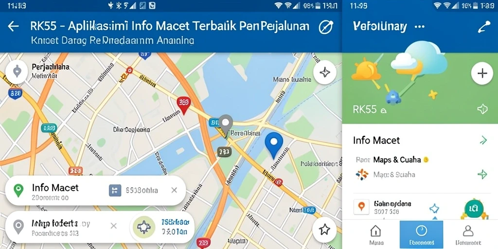 Tampilan antarmuka RK55 yang informatif dan mudah digunakan.