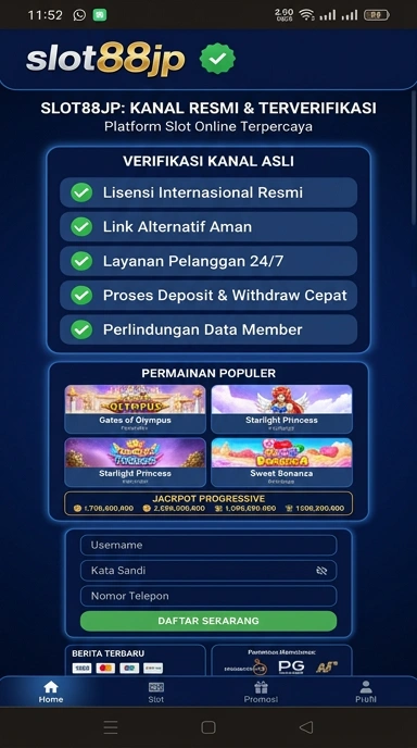 Kanal Resmi Slot88jp untuk Pengguna Android di Indonesia